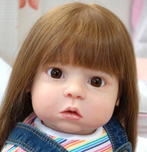 空いたお口が可愛い赤ちゃん　リボーンドール おもちゃ/人形 新販売センター