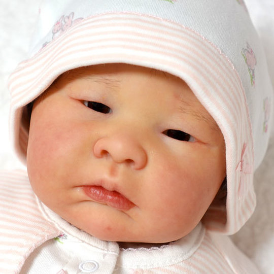 ★新品★リボーンドール 天使の笑顔のベビーちゃん55cm No.981 リボーンドール”ぽんぽこ赤ちゃん” - 天使のリボーンドール
