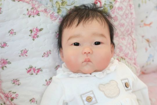 No.1003 リボーンベビードール”いやし顔のアミちゃん” - 天使の