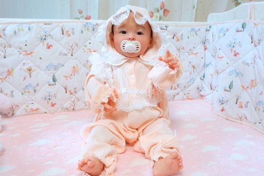 No.1001 リボーンドール黒髪の**赤ちゃん**メイリンちゃん♡ - 天使の