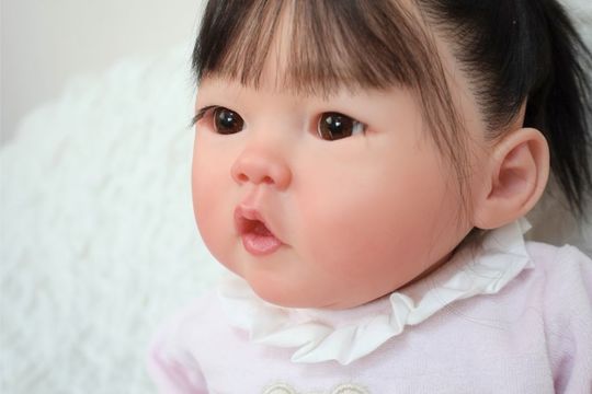 No.1002 リボーンドール黒髪ロブスタイルの”リリングちゃん”♡ - 天使