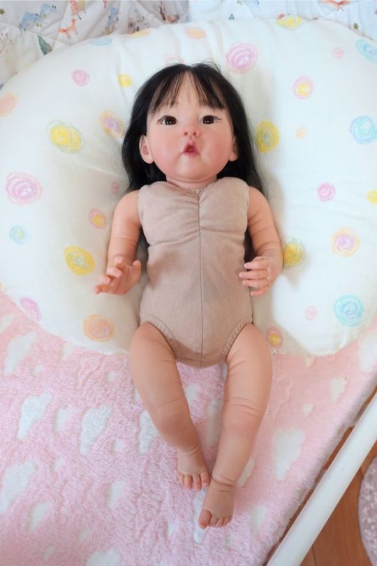 No.1002 リボーンドール黒髪ロブスタイルの”リリングちゃん”♡ - 天使