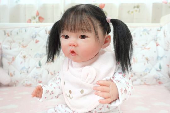 No.1002 リボーンドール黒髪ロブスタイルの”リリングちゃん”♡ - 天使