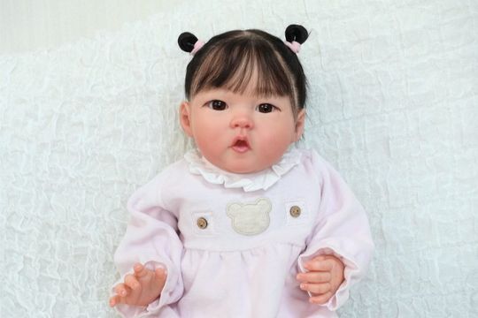 No.1002 リボーンドール黒髪ロブスタイルの”リリングちゃん”♡ - 天使