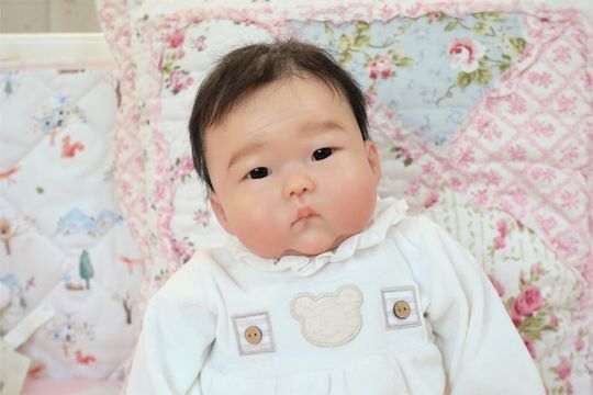 No.1003 リボーンベビードール”いやし顔のアミちゃん” - 天使の