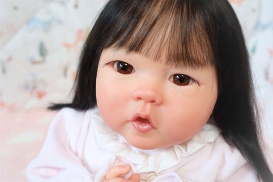 No.1002 リボーンドール黒髪ロブスタイルの”リリングちゃん”♡ - 天使
