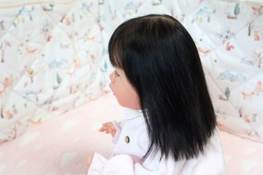 No.1002 リボーンドール黒髪ロブスタイルの”リリングちゃん”♡ - 天使