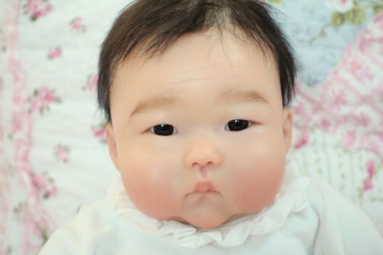 No.1003 リボーンベビードール”いやし顔のアミちゃん” - 天使の