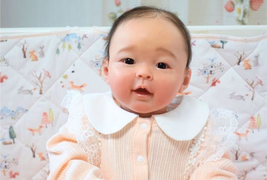 No.1001 リボーンドール黒髪の**赤ちゃん**メイリンちゃん♡ - 天使の