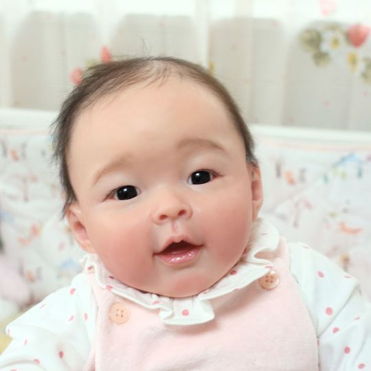 No.1001 リボーンドール黒髪の**赤ちゃん**メイリンちゃん♡ - 天使の