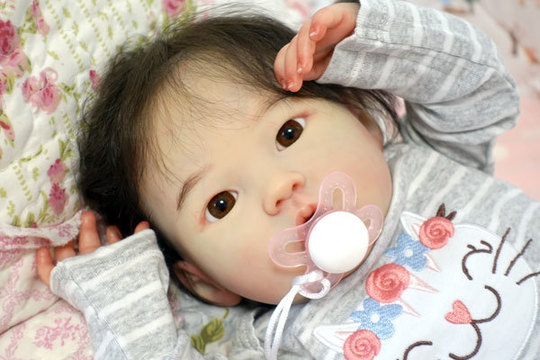 ♡天使ちゃん♡ フルビニール リペイント リボーンドール ♡天使ちゃん