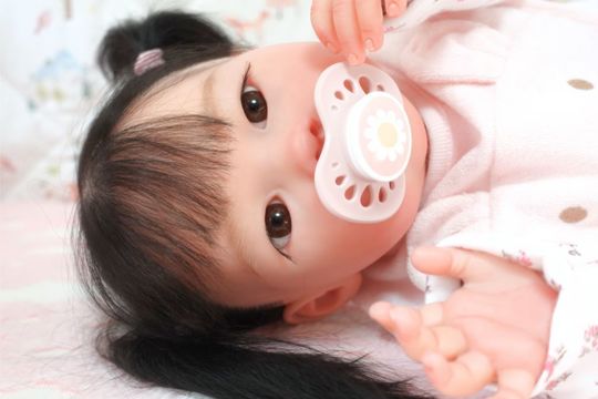 No.1002 リボーンドール黒髪ロブスタイルの”リリングちゃん”♡ - 天使